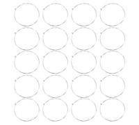 30 Pezzi Corda Singola E-1st in Acciaio Inossidabile per Chitarra | Tono Chiaro e Risposta Rapida, Tensione Equilibrata, per Studio e Principianti, Argento