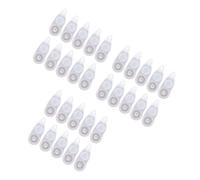 30 pezzi Correttore a Nastro Bianco Trasparente, Plastico, 6x2,5x1,5cm | Rullo a Secco, Punta Precisa, Copertura Pulita per Liste, Schede e Quaderni, Uso Studenti