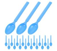30 Pezzi Cucchiaio da Tavola in Silicone per Mangiare, Sicurezza | Silicone Alimentare, Impugnatura Ergonomica, Bordo Arrotondato, per Riso e Cereali, Uso Alimentare