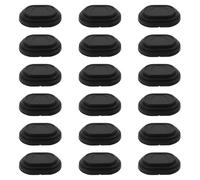 30 Pezzi Cuscinetto Anticollisione per Porte Auto in Silicone Nero | Adesivo, Isolamento Acustico, Texture Morbida ma Resistente, per Auto e Pickup in Città e Sosta