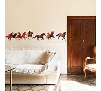 30 Pezzi Decalcomanie da Muro di Cavalli Decorazioni di Cavalli Selvaggi Adesivi di Cavalli Selvaggi Decal da Muro Decorazioni di Cavalli Selvaggi per Decorazioni da Parete, 11,8 x 7,8 Pollici