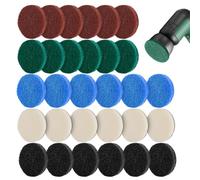 30 pezzi di accessori per spazzola universale Bosch, spazzola elettrica per la pulizia con batteria Bosch Home/Garden 6033, spazzola di ricambio (5 stili di spazzola a pad)