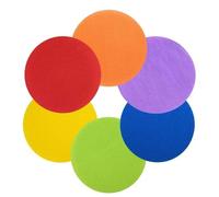 30 pezzi di adesivi for tappeti rotondi con pennarelli colorati for la decorazione della stanza, for segnare i puntini magici del tappeto da seduta in classe(Mixed color)