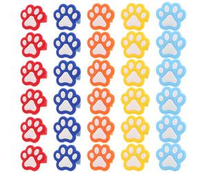 30 pezzi di anelli di plastica giocattoli per bambini: impronte di zampe