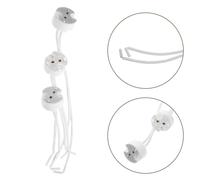 30 pezzi di base in ceramica: portalampada con base in ceramica per adattatore