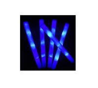 30 Pezzi di Bastoncini Luminosi a LED Colorati RGB, Bastoncini Luminosi in Schiuma, Tubo Luminoso for Feste di Natale, Compleanno, Matrimonio(30pcs Blue)