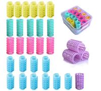 30 Pezzi Di Bigodini Per Arricciare I In Plastica Bigodini Portatili Per Bigodini Per Volume Dei Bigodini Per Arricciare I Jumbo Colore Casuale