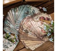 30 pezzi di carta vintage per scrapbooking e artigianato fai da te, perfetti per diari artistici e progetti creativi (3 uccelli fioriti)