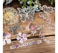 30 pezzi di carta vintage per scrapbooking e artigianato fai da te, perfetti per diari artistici e progetti creativi (2 rossi)