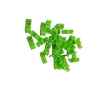 30 pezzi di diametro interno 2,7 mm 3 mm 4 mm 4,5 mm 5 mm anelli for zampe di uccelli in plastica con numerazione digitale for canarini, inseparabili, piccioni ecc.(Green 30pcs,2.7mm)