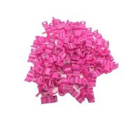 30 pezzi di diametro interno 2,7 mm 3 mm 4 mm 4,5 mm 5 mm anelli for zampe di uccelli in plastica con numerazione digitale for canarini, inseparabili, piccioni ecc.(Pink 30pcs,4.5mm)