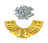30 pezzi di lame di ricambio for robot tagliaerba, lame di ricambio for robot tagliaerba con viti(18pcs)