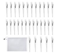 30 Pezzi Di Maschera Per Il Viso, Pennelli Per Applicare E 1 Pezzo Di Custodia Bianca, Pennelli Per Trucco, Strumenti Di Bellezza Multifunzionali, Prodotti Portatili Per La Cura Della Pelle