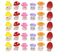 30 Pezzi Di Ornamenti Di Funghi Che Si Illuminano Al Buio, Mini Ornamenti Di Funghi, Accessori Per Il Giardino Delle Fate, Decorazioni Di Ornamenti Da Giardino, Accessori Di Ornamenti Fai Da Te