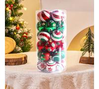 30 pezzi di palline di Natale colorate da appendere da 2,36 pollici per il
