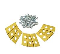 30 pezzi di ricambio for robot da giardino, lama di ricambio for tosaerba con viti(9pcs)
