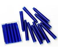 30 pezzi di ricarica per penna stilografica, diametro 3,4 mm, 5 x 0,24 pollici, per calligrafia scrittura fine (blu eliminabile)
