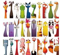 30 pezzi di segnalibri a forma di animale per bambini - Segnalibri divertenti per studenti, ragazzi e ragazze (regalo per appassionati di libri, scuola, biblioteca) - Regalo motivazionale per