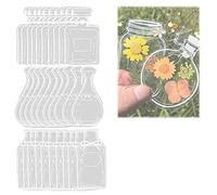 30 pezzi di segnalibri trasparenti con fiori secchi, segnalibro fai-da-te con fiori secchi, segnalibri con fiori belli fatti in casa, adesivi per bicchieri, segnalibro floreale trasparente per bambini