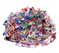 30 pezzi di spille di colorate miste, 6x30mm con impugnature in plastica, adatte per cucito fai-da-te e creazione di gioielli - accessori da cucito durevoli Tagli Unica,50 pezzi - colori misti,30 pezz