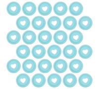 30 Pezzi Dischi Leganti Piccoli in Plastica, Set Creativo | Artisti e Pittori, Tenuta Robusta, Design Creativo e Multifunzionale, Accessori per Rilegatura
