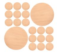 30 Pezzi Dischi Rotondi in Legno Grezzo 40mm per Progetti Fai | Superficie Liscia e Semplice, Adatti a Feste e Ricordi, Incisione Laser e Pittura, Set Creativo Versatile