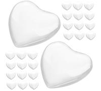 30 Pezzi Espositore Smalti in Vetro per Colori Unghie | Perline Trasparenti, Uso Casa e Riprese, Mostra Disegni e Tonalità Precisione, Accessorio Manicure