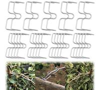 30 Pezzi Estrattori per Rami da Frutto,8/10CM Separatore per Rami a Forma di M Zincato Supporto per Rami per Alberi da Frutto per Regolare la Direzione di Crescita dei Rami Degli Alberi da Frutto
