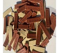 30 Pezzi Etichetta In PU Fatta A Mano Per Sciarpa, Cappello Con Forma Rettangolare E Logo Intrecciato Per Cucitura DIY, Applicazione Di Patch E Etichetta Di Maglia 4 cm*1 cmPoliuretano