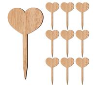 30 Pezzi Etichette per Piante in Legno, Scrivibili su Due Lati | Orto e Piante da Casa, Superficie Liscia, Adatte a Maestri e Creativi, Uso Semplice