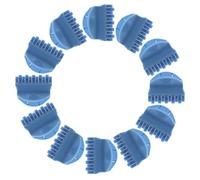 30 Pezzi Fermagli a Farfalla per Capelli, Sollevamento alla Base Blu | Plastica, Controllo Preciso delle Sezioni, per Fogli di Alluminio e Uso Domestico, Donne e Coloristi