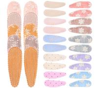 30 Pezzi Fermagli per Chioma, Set Accessori Piccoli | Chioma e Frangia, Non Danneggia i Chioma, Resta Fermo Tutto il Giorno, per Bambine