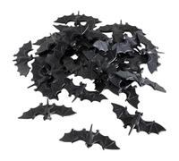 30 Pezzi Finto Pipistrello plastica pipistrelli novità Look Reale per Halloween, falsi pipistrelli di pipistrelli realistici insetti di plastica scherzi gioca