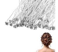 30 Pezzi Forcine Capelli, Accessori Punti Luce di strass per donna, mollette Matrimonio Nuziale Copricapo Fermagli di Cristalli