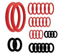 30 Pezzi Guarnizioni O-Ring Macchine da Caffè in Silicone, Ricambi per Gruppo di Infusione, Valvola del Vapore e Uscita, Compatibile con Maggior Parte Delle Marche di Macchine da Caffè