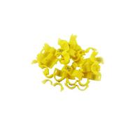 30 Pezzi Interni 2.7/3/4/4.5/5Mm Canarino Clip Anello Uccello Piccione Pappagallo Anelli Per Gambe Piccoli Uccelli Anelli Per Piedi Con Numero Anello Per Clip Per Uccelli,Giallo,4,5 mm