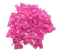 30 Pezzi Interni 2.7/3/4/4.5/5Mm Canarino Clip Anello Uccello Piccione Pappagallo Anelli Per Gambe Piccoli Uccelli Anelli Per Piedi Con Numero Anello Per Clip Per Uccelli,Rosa,3 mm