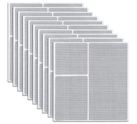 30 Pezzi Kit Riparazione Zanzariere,Toppa Zanzariera Aggiusta Zanzariera Toppe per Zanzariere Nastro di Riparazione per Zanzariera Autoadesivo,Rete Adesiva per Riparare Zanzariera-Grigio