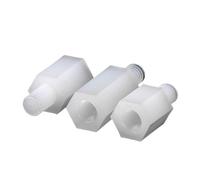 30 pezzi M3 M4 Vite di supporto for palo di isolamento esagonale in nylon bianco a testa singola(18mm,M3-30pcs)
