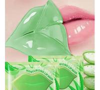 30 pezzi Maschera labbra idratante e nutriente all'Aloe Vera, riutilizzabile, adatta a tutti i tipi di pelle, cura degli occhi freddi/caldi per occhiaie e rughe sottili, regalo per donne e uomini Tagl