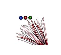 30 Pezzi Micro LED SMD 0805 Pre-cablati 3V, Mini LED Modellismo con Filo 16 cm, LED SMD Modellismo per Fai da Te, Diorami, Modelli RC
