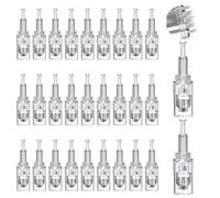 30 Pezzi Microneedling 36Pin Bocca a Vite Dermapen Microneedling Micro Aghi Derma Pen Derma Roller Needles di Ricambio Adatto per Penne Microaghi con Bocca a Vite