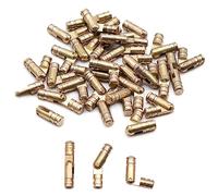 30 Pezzi Mini Cerniere Barile, Cerniere a Scomparsa Cerniere Mobili per Fai Da Te Portagioie, Scatola Regalo, Scatola di Legno, Portagioie - 0,4 X 2 cm