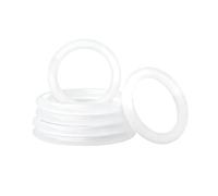 30 pezzi O-ring in silicone bianco, resistenti all'olio e all'acqua, resistenti alle alte temperature, diametro esterno: 51,2 mm, spessore: 5,3 mm,ODxIDxCS,51,2x40,6x5,3 mm