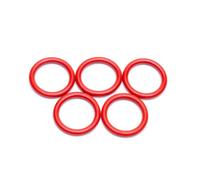 30 pezzi O-ring in silicone resistenti alle alte e basse temperature, diametro interno 45,2 mm, diametro esterno 50 mm, spessore 2,4 mm,ODxIDxCS,50x45,2x2,4 mm