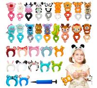 30 Pezzi Palloncini Animali Giungla,Palloncini animali,Palloncini Animali Selvatici in Stagnola,Giungla Decorazione di Compleanno Palloncino per Bambini Zoo Decorazione Feste di Compleanno