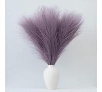 30 Pezzi Pampas Decorative Piume Decorative Fiori Secchi Decorativi Piume Decorative Lunghe Pampas Decorative Fiori Secchi Pampas Decorative Alte Per Matrimonio, Soggiorno, Arredamento Boho-Purple