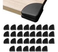 30 Pezzi Paraspigoli Bambini Nero, Protezione Angolare In Silicone Nero, Protezione Angolare Mobili Da 3 Cm, 30 Paraspigoli Sicurezza Per Bambini, Per Protezione Dagli Urti Angoli Tavoli Mobili.