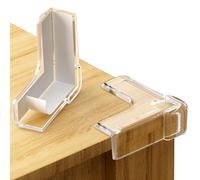 30 Pezzi Paraspigoli per Bambini,Trasparent Paraspigoli Angolari in Gomma, Para Angolo Autoadesivo per Tavolo e Mobili