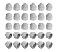 30 Pezzi per Nut Protection Cap, M12x19x23mm Coperchio Esagonale Grigio